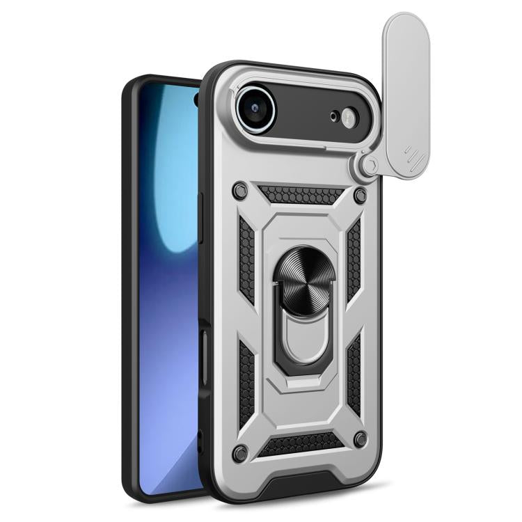 เลื่อนฝาครอบกล้องออกแบบเคสโทรศัพท์ TPU + PC, For iPhone 17e / 16e, For iPhone 17 Pro Max, For iPhone 17 Pro, For iPhone 17, For iPhone Air, For iPhone 16 Pro Max