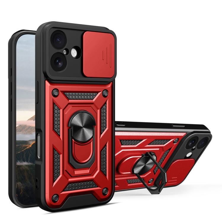 เลื่อนฝาครอบกล้องออกแบบเคสโทรศัพท์ TPU + PC, For iPhone 17e / 16e, For iPhone 17 Pro Max, For iPhone 17 Pro, For iPhone 17, For iPhone Air, For iPhone 16 Pro Max