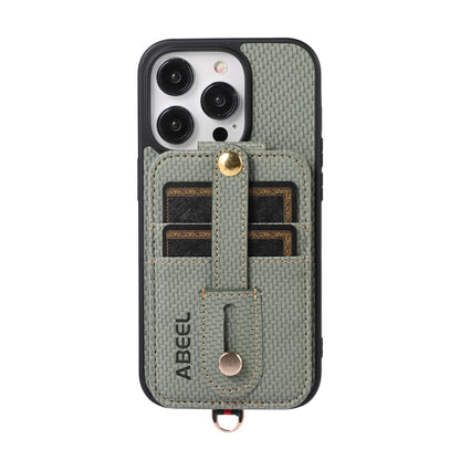 ABEEL คาร์บอนไฟเบอร์ผู้ถือบัตร RFID เคสโทรศัพท์, For iPhone 15 Pro Max, For iPhone 15 Pro, For iPhone 14 Pro, For iPhone 14 Pro Max, For iPhone 13 Pro Max, For iPhone 13 Pro