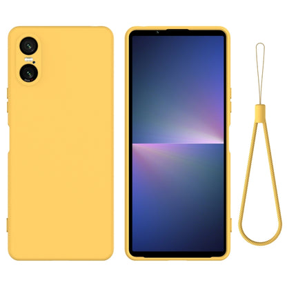 เคสโทรศัพท์กันกระแทกซิลิโคนเหลวสีบริสุทธิ์, For Sony Xperia 10 VII, For Sony Xperia 1 VII, For Sony Xperia 10 VI, For Sony Xperia 1 VI, For Sony Xperia 5 V, For Sony Xperia 1 V, For Sony Xperia 10 V