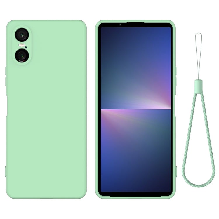 เคสโทรศัพท์กันกระแทกซิลิโคนเหลวสีบริสุทธิ์, For Sony Xperia 10 VII, For Sony Xperia 1 VII, For Sony Xperia 10 VI, For Sony Xperia 1 VI, For Sony Xperia 5 V, For Sony Xperia 1 V, For Sony Xperia 10 V