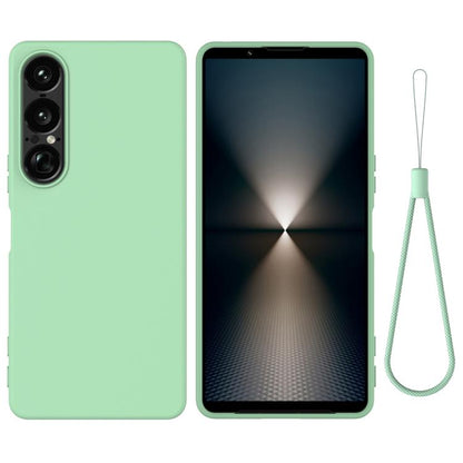 เคสโทรศัพท์กันกระแทกซิลิโคนเหลวสีบริสุทธิ์, For Sony Xperia 10 VII, For Sony Xperia 1 VII, For Sony Xperia 10 VI, For Sony Xperia 1 VI, For Sony Xperia 5 V, For Sony Xperia 1 V, For Sony Xperia 10 V