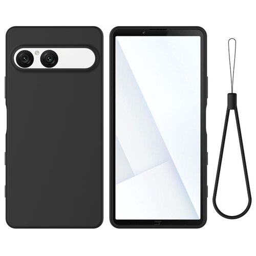 เคสโทรศัพท์กันกระแทกซิลิโคนเหลวสีบริสุทธิ์, For Sony Xperia 10 VII, For Sony Xperia 1 VII, For Sony Xperia 10 VI, For Sony Xperia 1 VI, For Sony Xperia 5 V, For Sony Xperia 1 V, For Sony Xperia 10 V