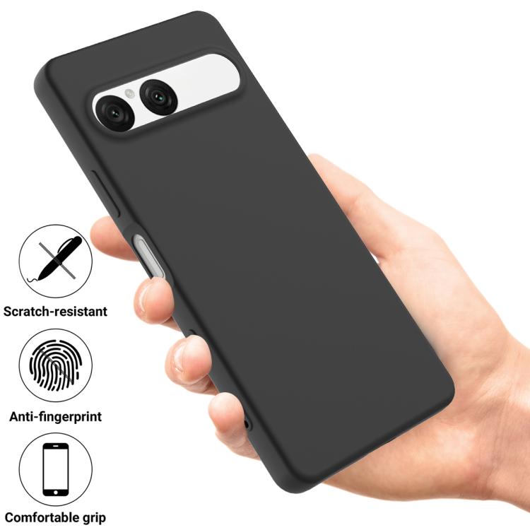 เคสโทรศัพท์กันกระแทกซิลิโคนเหลวสีบริสุทธิ์, For Sony Xperia 10 VII, For Sony Xperia 1 VII, For Sony Xperia 10 VI, For Sony Xperia 1 VI, For Sony Xperia 5 V, For Sony Xperia 1 V, For Sony Xperia 10 V