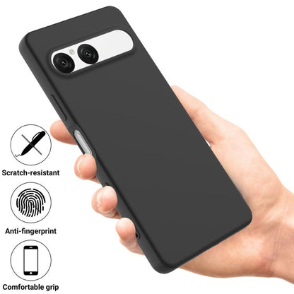 เคสโทรศัพท์กันกระแทกซิลิโคนเหลวสีบริสุทธิ์, For Sony Xperia 10 VII, For Sony Xperia 1 VII, For Sony Xperia 10 VI, For Sony Xperia 1 VI, For Sony Xperia 5 V, For Sony Xperia 1 V, For Sony Xperia 10 V