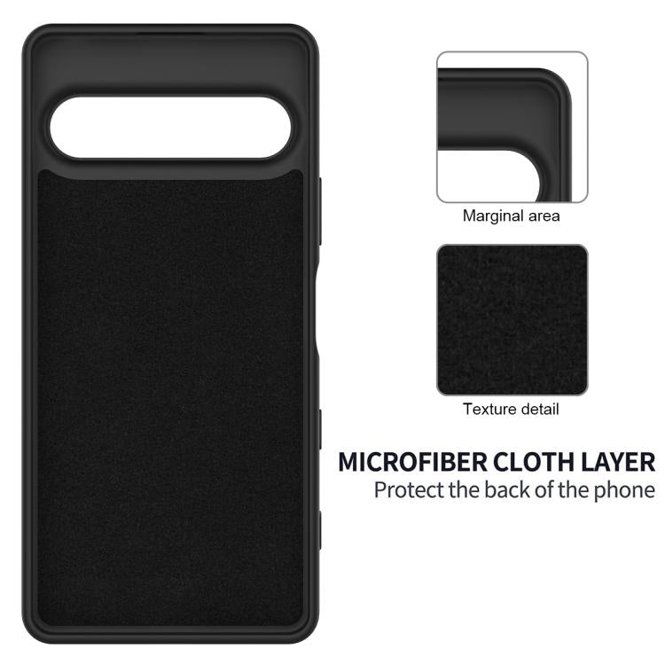 เคสโทรศัพท์กันกระแทกซิลิโคนเหลวสีบริสุทธิ์, For Sony Xperia 10 VII, For Sony Xperia 1 VII, For Sony Xperia 10 VI, For Sony Xperia 1 VI, For Sony Xperia 5 V, For Sony Xperia 1 V, For Sony Xperia 10 V