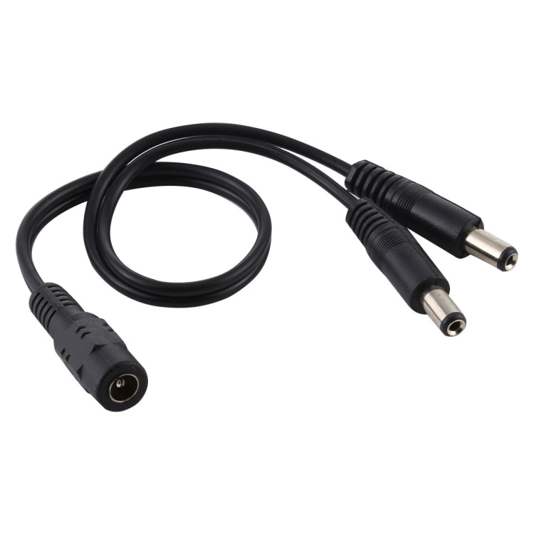 5.5 x 2.1 มม. 1 ถึง 2 ปลั๊กตัวเมียถึงตัวผู้ปลั๊ก DC Power Splitter สายไฟอะแดปเตอร์, ความยาวสายเคเบิล: 30 ซม.