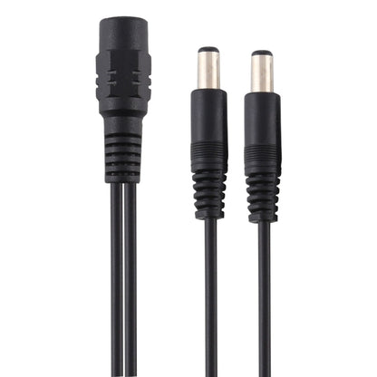 5.5 x 2.1 มม. 1 ถึง 2 ปลั๊กตัวเมียถึงตัวผู้ปลั๊ก DC Power Splitter สายไฟอะแดปเตอร์, ความยาวสายเคเบิล: 30 ซม.