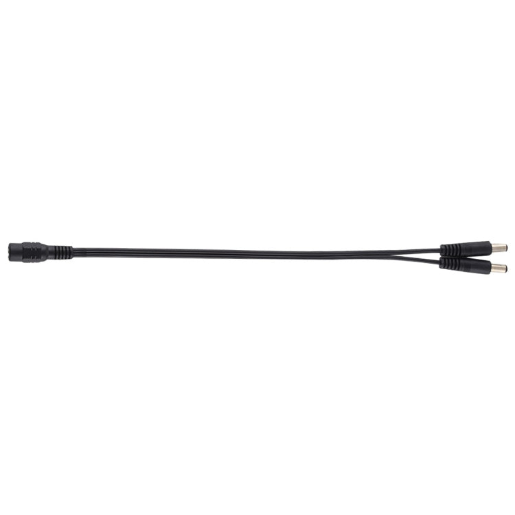 5.5 x 2.1 มม. 1 ถึง 2 ปลั๊กตัวเมียถึงตัวผู้ปลั๊ก DC Power Splitter สายไฟอะแดปเตอร์, ความยาวสายเคเบิล: 30 ซม.
