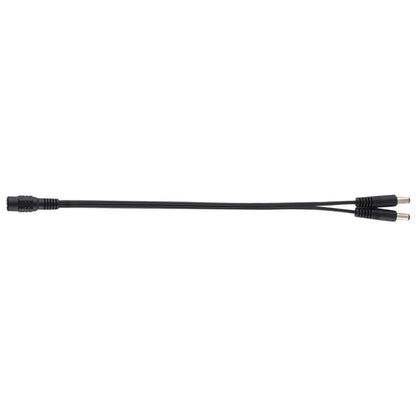 5.5 x 2.1 มม. 1 ถึง 2 ปลั๊กตัวเมียถึงตัวผู้ปลั๊ก DC Power Splitter สายไฟอะแดปเตอร์, ความยาวสายเคเบิล: 30 ซม.