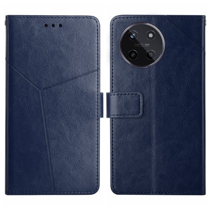 HT01 เคสโทรศัพท์หนังพลิกลายรูปตัว Y, For Realme 12+ Global, For Realme 12 Pro/12 Pro+ Global, For Realme C67 4G, For Realme 11 5G Global, For Realme C53, For Realme 11 4G Global, For Realme C65 4G