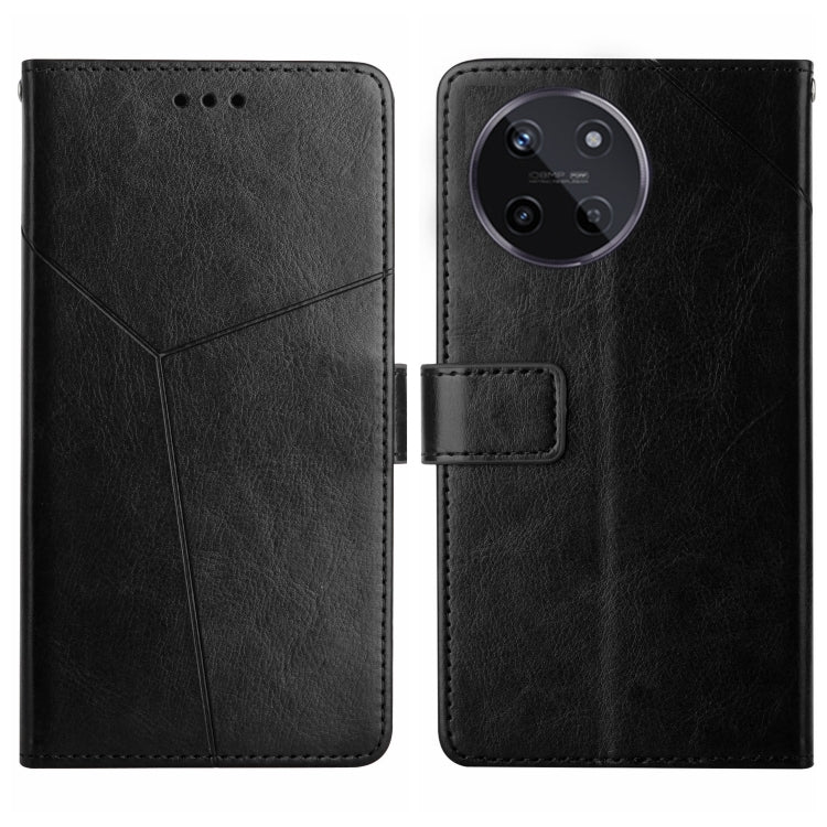 HT01 เคสโทรศัพท์หนังพลิกลายรูปตัว Y, For Realme 12+ Global, For Realme 12 Pro/12 Pro+ Global, For Realme C67 4G, For Realme 11 5G Global, For Realme C53, For Realme 11 4G Global, For Realme C65 4G