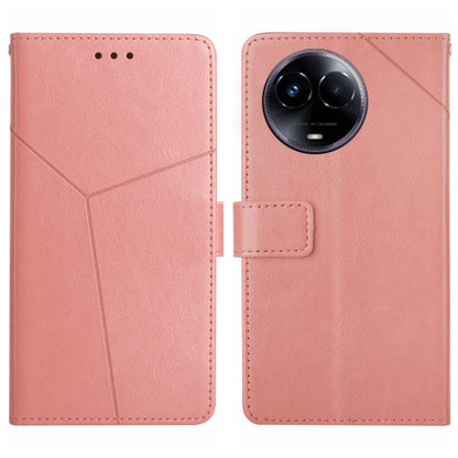 HT01 เคสโทรศัพท์หนังพลิกลายรูปตัว Y, For Realme 12+ Global, For Realme 12 Pro/12 Pro+ Global, For Realme C67 4G, For Realme 11 5G Global, For Realme C53, For Realme 11 4G Global, For Realme C65 4G