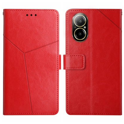 HT01 เคสโทรศัพท์หนังพลิกลายรูปตัว Y, For Realme 12+ Global, For Realme 12 Pro/12 Pro+ Global, For Realme C67 4G, For Realme 11 5G Global, For Realme C53, For Realme 11 4G Global, For Realme C65 4G