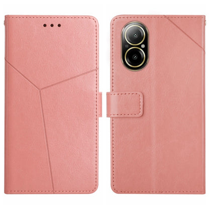 HT01 เคสโทรศัพท์หนังพลิกลายรูปตัว Y, For Realme 12+ Global, For Realme 12 Pro/12 Pro+ Global, For Realme C67 4G, For Realme 11 5G Global, For Realme C53, For Realme 11 4G Global, For Realme C65 4G