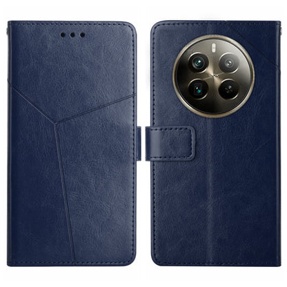 HT01 เคสโทรศัพท์หนังพลิกลายรูปตัว Y, For Realme 12+ Global, For Realme 12 Pro/12 Pro+ Global, For Realme C67 4G, For Realme 11 5G Global, For Realme C53, For Realme 11 4G Global, For Realme C65 4G
