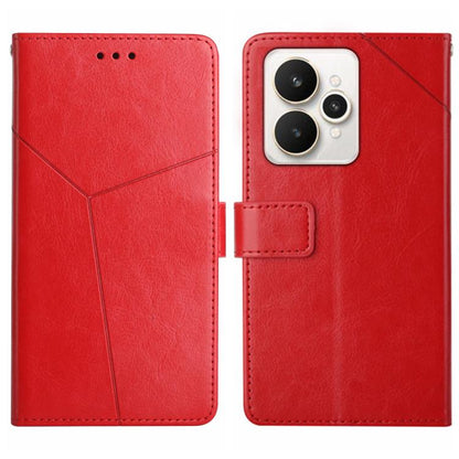 HT01 เคสโทรศัพท์หนังพลิกลายรูปตัว Y, For Realme C100 4G, For Realme C83 5G, For Realme 16 Pro+ 5G, For Realme C85 5G, For Realme C85 Pro 4G, For Realme 15T 5G, For Realme 15 5G Global / 15 Pro 5G Global, For Realme C71 4G, For Realme C75 5G