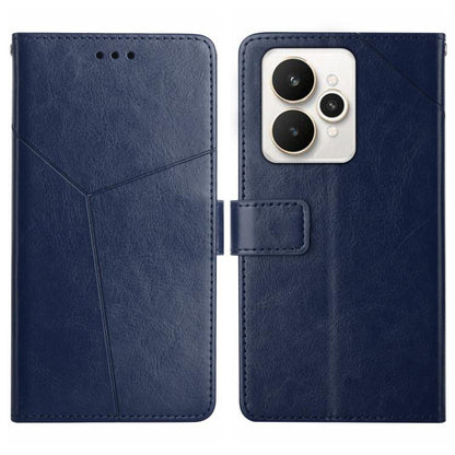 HT01 เคสโทรศัพท์หนังพลิกลายรูปตัว Y, For Realme C100 4G, For Realme C83 5G, For Realme 16 Pro+ 5G, For Realme C85 5G, For Realme C85 Pro 4G, For Realme 15T 5G, For Realme 15 5G Global / 15 Pro 5G Global, For Realme C71 4G, For Realme C75 5G
