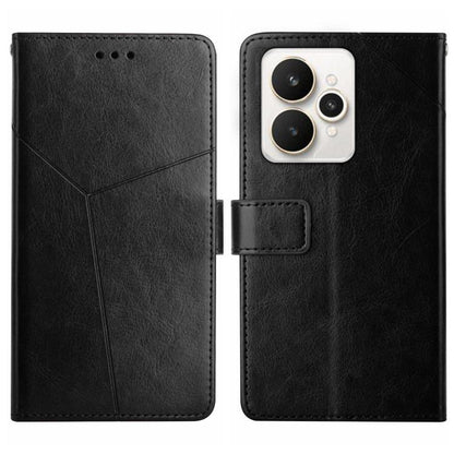 HT01 เคสโทรศัพท์หนังพลิกลายรูปตัว Y, For Realme C100 4G, For Realme C83 5G, For Realme 16 Pro+ 5G, For Realme C85 5G, For Realme C85 Pro 4G, For Realme 15T 5G, For Realme 15 5G Global / 15 Pro 5G Global, For Realme C71 4G, For Realme C75 5G