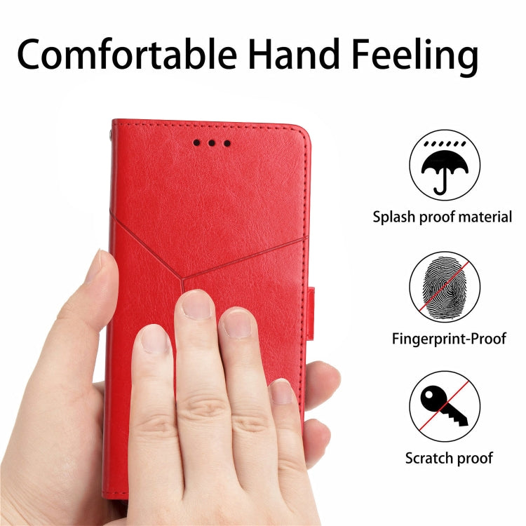 HT01 เคสโทรศัพท์หนังพลิกลายรูปตัว Y, For vivo Y03 4G, For vivo Y200e / Y100 IDN / V30 Lite India 5G, For vivo Y78+