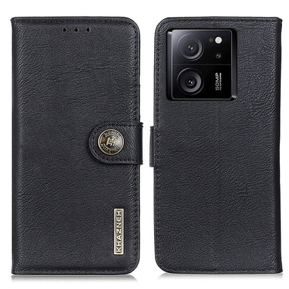 KHAZNEH เคสโทรศัพท์หนังพลิกหนังวัว, For Xiaomi Redmi Note 13 5G Global, For Xiaomi Redmi Note 13 Pro+, For Xiaomi 13T 5G / Redmi K60 Ultra 5G, For Xiaomi Redmi 12 4G, For Xiaomi Redmi Note 12S 4G