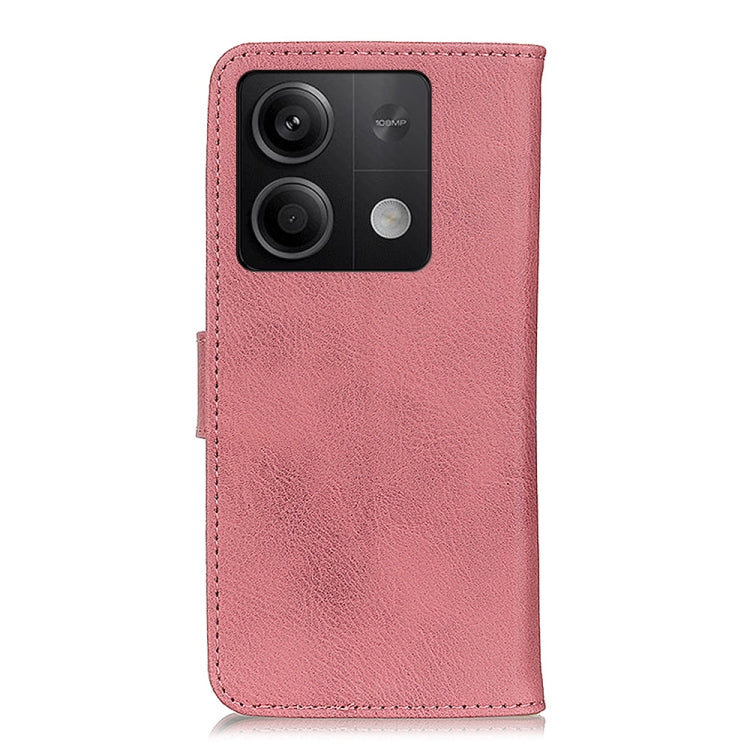 KHAZNEH เคสโทรศัพท์หนังพลิกหนังวัว, For Xiaomi Redmi Note 13 5G Global, For Xiaomi Redmi Note 13 Pro+, For Xiaomi 13T 5G / Redmi K60 Ultra 5G, For Xiaomi Redmi 12 4G, For Xiaomi Redmi Note 12S 4G