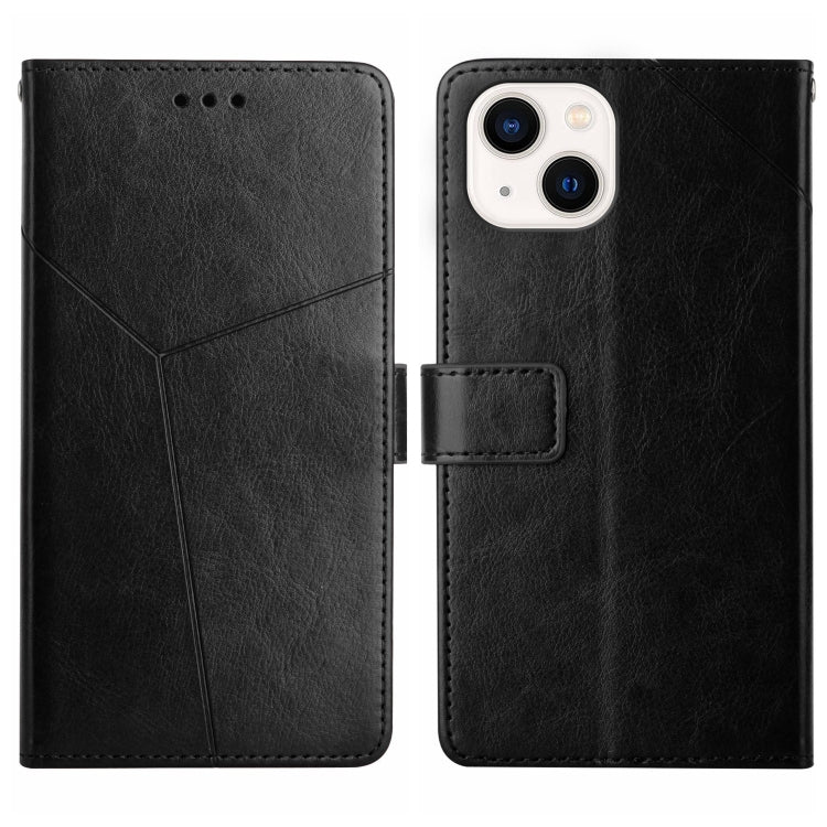 HT01 เคสโทรศัพท์หนังพลิกลายรูปตัว Y, For iPhone 15 Pro Max, For iPhone 15 Pro, For iPhone 15 Plus, For iPhone 15