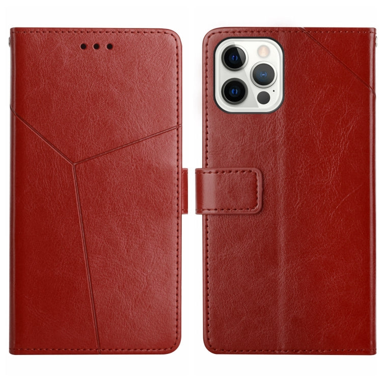 HT01 เคสโทรศัพท์หนังพลิกลายรูปตัว Y, For iPhone 15 Pro Max, For iPhone 15 Pro, For iPhone 15 Plus, For iPhone 15
