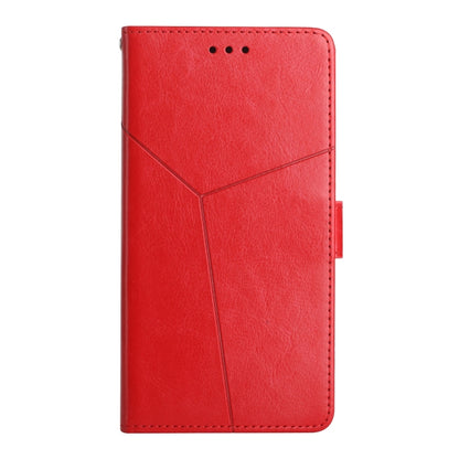 HT01 เคสโทรศัพท์หนังพลิกลายรูปตัว Y, For iPhone 15 Pro Max, For iPhone 15 Pro, For iPhone 15 Plus, For iPhone 15