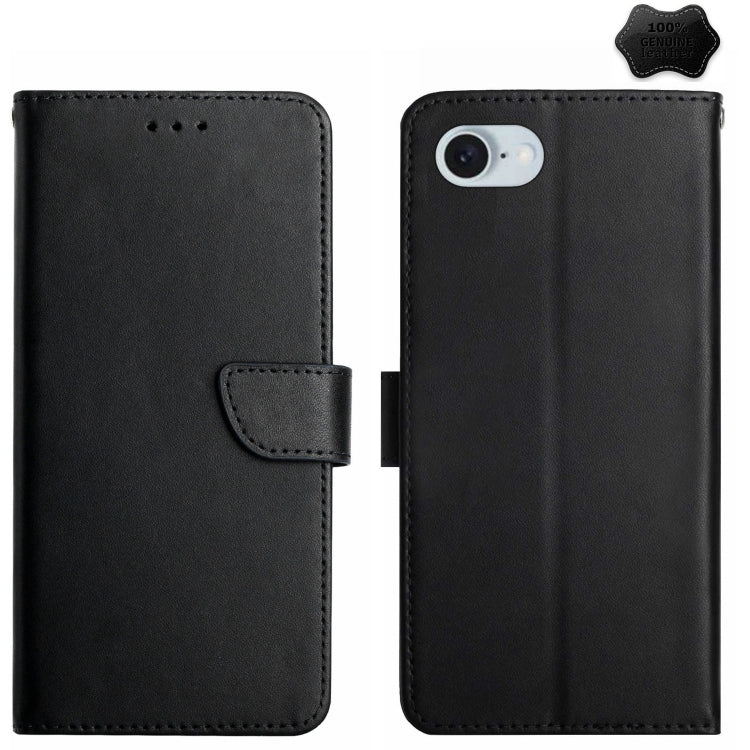 เคสโทรศัพท์พลิกหนังแท้ป้องกันลายนิ้วมือ, For iPhone 17e / 16e, For iPhone 16 Pro Max, For iPhone 16 Pro, For iPhone 16 Plus, For iPhone 16, For iPhone 15 Pro Max, For iPhone 15 Pro, For iPhone 15 Plus, For iPhone 15
