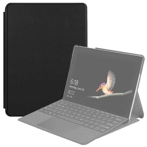 สำหรับ Microsoft Surface Go 2 / Surface Go Voltage ซองหนังพลิกแนวนอนพื้นผิวยืดหยุ่นพร้อมตัวยึด