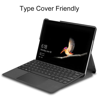 สำหรับ Microsoft Surface Go 2 / Surface Go Voltage ซองหนังพลิกแนวนอนพื้นผิวยืดหยุ่นพร้อมตัวยึด