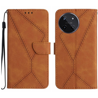 เย็บเคสโทรศัพท์หนังนูน, For Realme C63 5G, For Realme 12 5G Global, For Realme 12+ Global, For Realme 12 Pro/12 Pro+ Global, For Realme C67 4G, For Realme 11 5G Global, For Realme C53, For Realme 11 4G Global