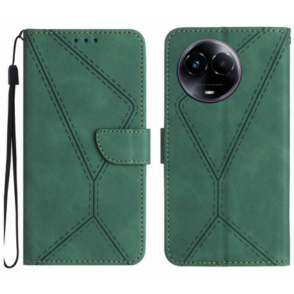 เย็บเคสโทรศัพท์หนังนูน, For Realme C63 5G, For Realme 12 5G Global, For Realme 12+ Global, For Realme 12 Pro/12 Pro+ Global, For Realme C67 4G, For Realme 11 5G Global, For Realme C53, For Realme 11 4G Global