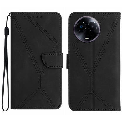 เย็บเคสโทรศัพท์หนังนูน, For Realme C63 5G, For Realme 12 5G Global, For Realme 12+ Global, For Realme 12 Pro/12 Pro+ Global, For Realme C67 4G, For Realme 11 5G Global, For Realme C53, For Realme 11 4G Global