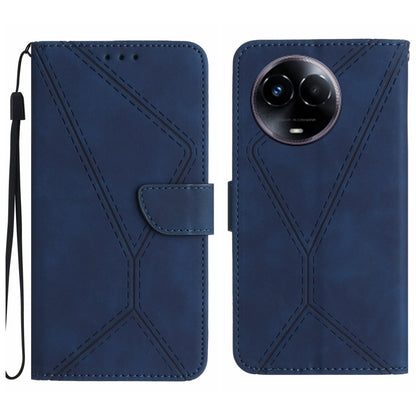เย็บเคสโทรศัพท์หนังนูน, For Realme C63 5G, For Realme 12 5G Global, For Realme 12+ Global, For Realme 12 Pro/12 Pro+ Global, For Realme C67 4G, For Realme 11 5G Global, For Realme C53, For Realme 11 4G Global