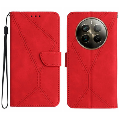 เย็บเคสโทรศัพท์หนังนูน, For Realme C63 5G, For Realme 12 5G Global, For Realme 12+ Global, For Realme 12 Pro/12 Pro+ Global, For Realme C67 4G, For Realme 11 5G Global, For Realme C53, For Realme 11 4G Global