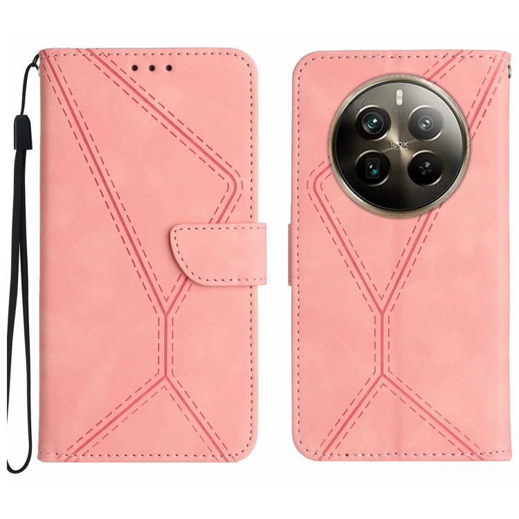 เย็บเคสโทรศัพท์หนังนูน, For Realme C63 5G, For Realme 12 5G Global, For Realme 12+ Global, For Realme 12 Pro/12 Pro+ Global, For Realme C67 4G, For Realme 11 5G Global, For Realme C53, For Realme 11 4G Global