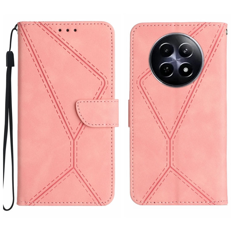เย็บเคสโทรศัพท์หนังนูน, For Realme C63 5G, For Realme 12 5G Global, For Realme 12+ Global, For Realme 12 Pro/12 Pro+ Global, For Realme C67 4G, For Realme 11 5G Global, For Realme C53, For Realme 11 4G Global