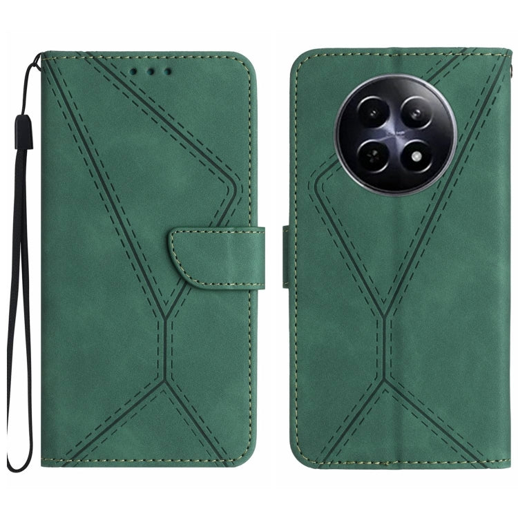 เย็บเคสโทรศัพท์หนังนูน, For Realme C63 5G, For Realme 12 5G Global, For Realme 12+ Global, For Realme 12 Pro/12 Pro+ Global, For Realme C67 4G, For Realme 11 5G Global, For Realme C53, For Realme 11 4G Global