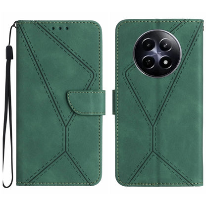 เย็บเคสโทรศัพท์หนังนูน, For Realme C63 5G, For Realme 12 5G Global, For Realme 12+ Global, For Realme 12 Pro/12 Pro+ Global, For Realme C67 4G, For Realme 11 5G Global, For Realme C53, For Realme 11 4G Global