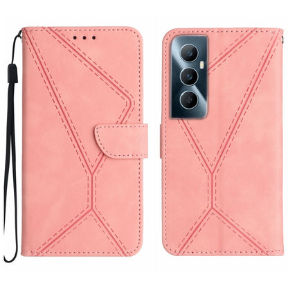 เย็บเคสโทรศัพท์หนังนูน, For Realme C65 4G