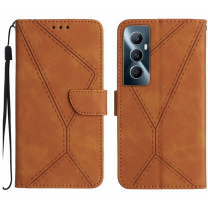 เย็บเคสโทรศัพท์หนังนูน, For Realme C65 4G