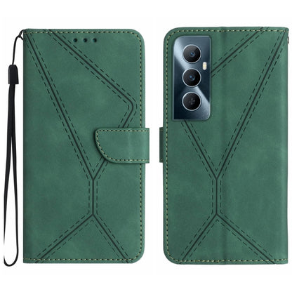 เย็บเคสโทรศัพท์หนังนูน, For Realme C65 4G