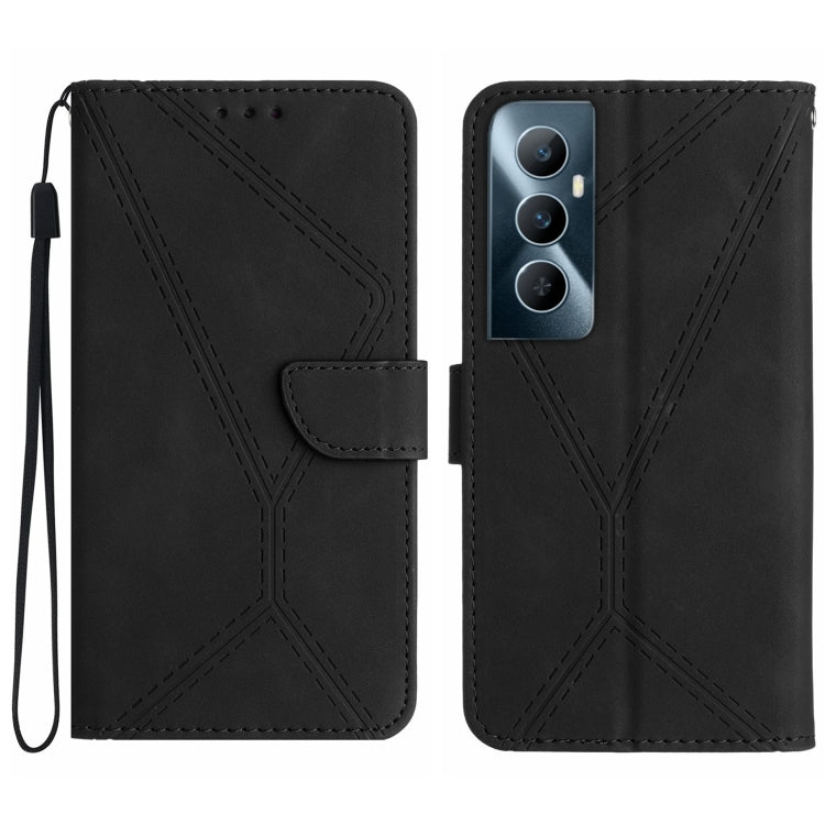 เย็บเคสโทรศัพท์หนังนูน, For Realme C65 4G
