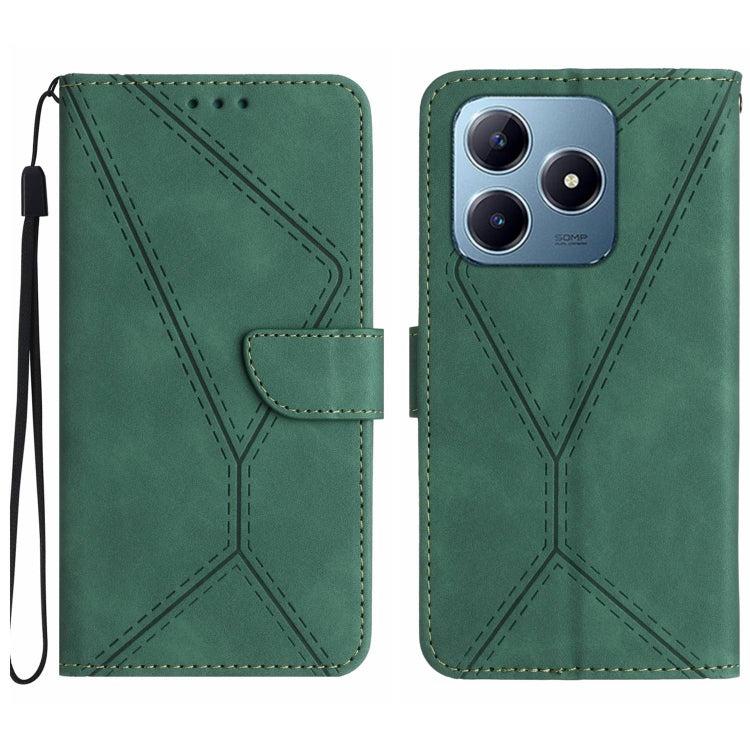 เย็บเคสโทรศัพท์หนังนูน, For Realme C75 5G, For Realme 14 5G Global / P3 5G Global, For Realme P3 Pro 5G Global, For Realme 14 Pro+ 5G, For Realme C75 4G, For Realme 13+ 5G Global, For Realme 13 Pro 5G / 13 Pro+ 5G, For Realme C63 4G Global/ C61