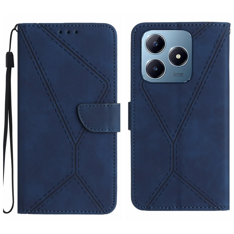 เย็บเคสโทรศัพท์หนังนูน, For Realme C75 5G, For Realme 14 5G Global / P3 5G Global, For Realme P3 Pro 5G Global, For Realme 14 Pro+ 5G, For Realme C75 4G, For Realme 13+ 5G Global, For Realme 13 Pro 5G / 13 Pro+ 5G, For Realme C63 4G Global/ C61
