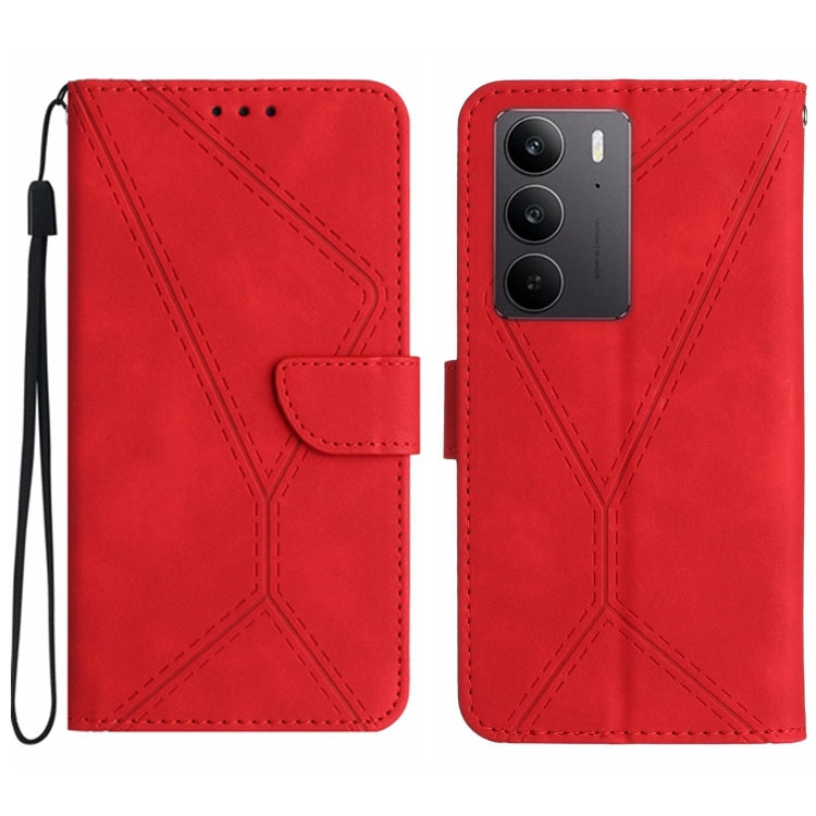 เย็บเคสโทรศัพท์หนังนูน, For Realme C75 5G, For Realme 14 5G Global / P3 5G Global, For Realme P3 Pro 5G Global, For Realme 14 Pro+ 5G, For Realme C75 4G, For Realme 13+ 5G Global, For Realme 13 Pro 5G / 13 Pro+ 5G, For Realme C63 4G Global/ C61