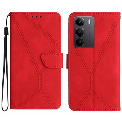 เย็บเคสโทรศัพท์หนังนูน, For Realme C75 5G, For Realme 14 5G Global / P3 5G Global, For Realme P3 Pro 5G Global, For Realme 14 Pro+ 5G, For Realme C75 4G, For Realme 13+ 5G Global, For Realme 13 Pro 5G / 13 Pro+ 5G, For Realme C63 4G Global/ C61