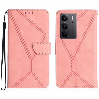 เย็บเคสโทรศัพท์หนังนูน, For Realme C75 5G, For Realme 14 5G Global / P3 5G Global, For Realme P3 Pro 5G Global, For Realme 14 Pro+ 5G, For Realme C75 4G, For Realme 13+ 5G Global, For Realme 13 Pro 5G / 13 Pro+ 5G, For Realme C63 4G Global/ C61